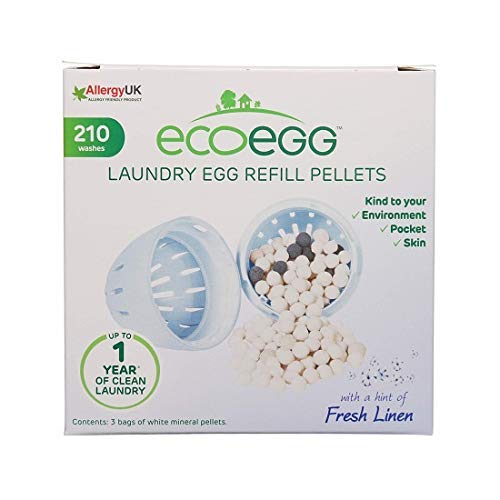 Ecoegg EELER210SC - Pellets para recarga de lavadero, color azul, 210 lavados