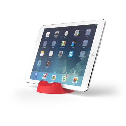 GOGO Industries Stump Stand for eReaders, iPads, iPhones, and Tablets - Red