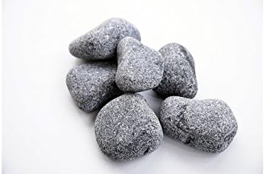 Schulte Fireproof Decoration Stones Round for Bio Ethanol Fireplaces (Pack of 6)