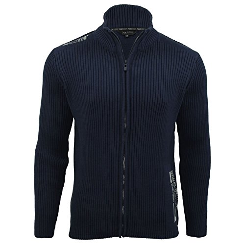 Xact Clothing - Cárdigan - para Hombre Midnight Blue Medium