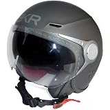 BKR Casco JET Due Titanio Limited Edition (L) : Sport e tempo libero