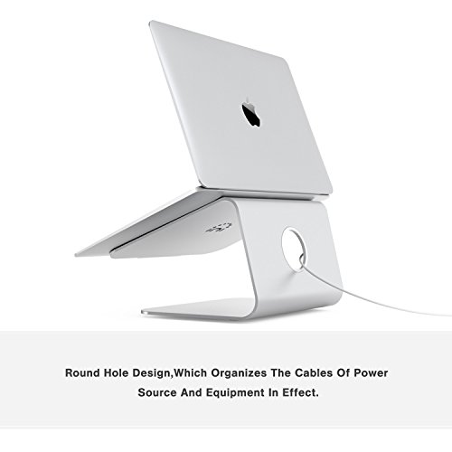 Ganga Laptop stand, soporte ergonómico de aluminio para laptop /
notebook / macbook air / macbook pro - plata Revisión