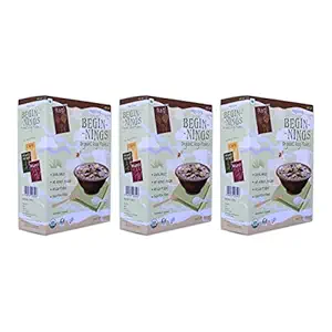 Pristine BEGINNINGS Breakfast Cereals 100% Organic Ragi Flakes 150g - Pack of 3