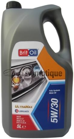 TOYOTA YARIS ZINC 3dR (06-) BRITOIL FULLY SYNTHETIC ENGINE OIL 5W30