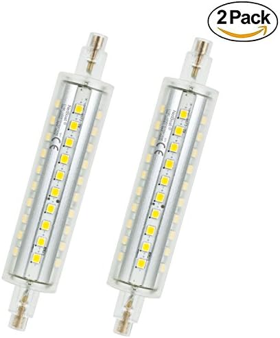 R7S LED Bulb 118mm,10W Led Flood Spot lighting Daylight White 4500K,1000lm R7S Non-Dimmable Energy-Saving Bulbs ,Cylinder shape,2 Pack