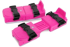 ‎GIONAR GIONAR 1 Paar Verstellbare Kleinkinder Schlittschuhe - Doppelläufer Gleitschuhe mit Riemenbefestigung Eislaufenschuhe für Kleinder, Anfänger, Kinder, Junior Skater