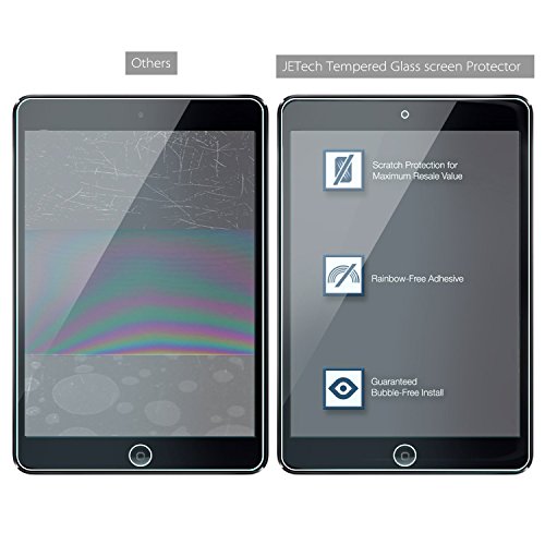 iPad mini Schutzfolie, JETech Gehärtetem Glas Panzersglas Premium Folien Schutzfolie Displayschutz Screen Protector für Apple iPad mini 1/2/3 Alle Modelle – 0336 - 6