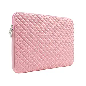 RAINYEAR 15.6 Inch Laptop Sleeve Diamond Foam Water&Shock Resistant Protective Computer Case Cover Carrying Bag for 15.6