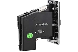 WENDRY Smart Coin Acceptor,Game Slot Machine Multi-Function Multi-Coin Acceptor Slot,Accurately Identify Genuine and Fake Coins,Multi-Currency Recognition