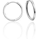 Silver 925 Sterling 2 Cm Hoop Earrings