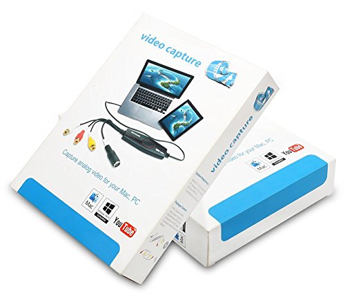 DIGITNOW  Convertidor de captura de v  deo USB  VHS a DVD Digital Grabber Grabador   Capturadora Digitalizadora de v  deo para Mac Windows