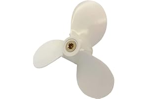 COPKINGO Boat Propeller 7 1/2x7-BA for Yamaha Outboard Motor 4HP 5HP 6HP/ Outboard Propeller for Yamaha 2/4-stroke Engine 6E0-45943-00-EL 7.5x7