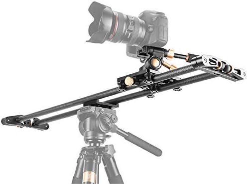 WWGG Camera Slider Track 120Cm Carbon Fiber Video Stabilizer System Multi-Angle Shift And Video Shooting Follow Focusing And Panoramic Shooting