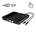 Produktbild Externes DVD Laufwerk, Romanda CD DVD Laufwerke USB 3.0 CD DVD-RW Brenner mit Berührungssensor für Apple MacBook Pro, Air and iMac,Windows 7/8/ 8.1/10/ Vista/XP/ 2003,Linux,PC und Laptops/Desktop