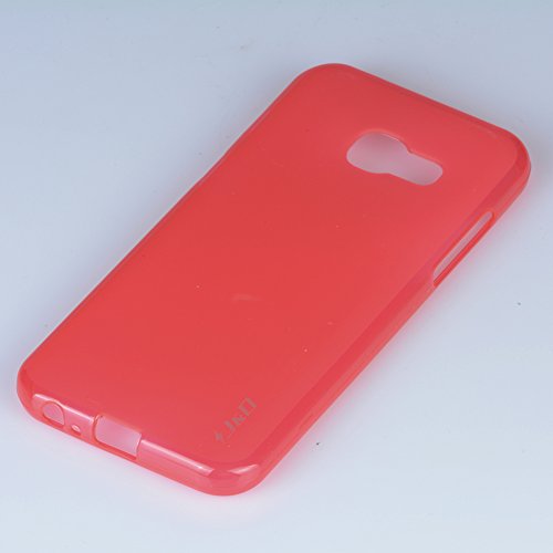 Galaxy A5  2017 Version  Funda  J D  Coj  n Fino   Parachoques Ligero   Protecci  n contra Ca  das  Resistente Funda TPU Protectora para Samsung Galaxy A5  Release in 2017  - Rojo