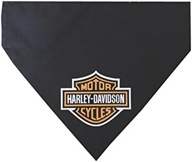 harley davidson dog bandana simply slips over your dos collar
