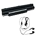Produktbild amsahr 580-03 Ersatz Batterie für Fujitsu Lifebook T580, S8250, MG/G75, MG50S, MG50SN, MG50T - Umfassen Stereo Ohrhörer schwarz