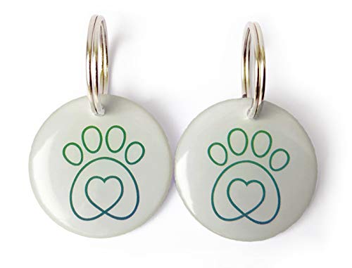 SureFlap Compatibile Surefeed Microchip RFID Collar Tag Disco Chiave di Ricambio (Confezione da 2) ...