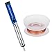 Produktbild Solder Sucker and Desoldering Wick, NIUTOP Blau Lötmittel-Sauger Desoldering Vakuumpumpe Solder Removal Tool und 2.5 mm Breite, 1.5 m Länge Desoldering Wick