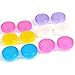 Price comparison product image YOTINO 20 Pcs Contact Lens Cases Cute and Anti-Leakage Soaking Storage Cases with 5 Colors