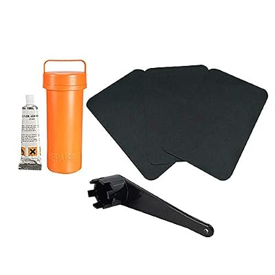 Blessvt Outil de réparation de Perforation de Kayak de kit de Colle de réparation de Bateau Gonflable
