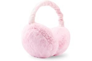 omitium Ear Warmers, Winter Ear Warmers, Foldable Adjustable Plush Earmuffs, Comfortable, Soft, for Winter Riding, Warm Earmuffs for Men and Women