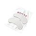 MIILYE Lint Free Under Eye Gel Pads with Smooth Front Side and Collagen Back Side Patches For Pro Salon and Individual Eyelash Extension, Facials (Pack of 20 Pairs)