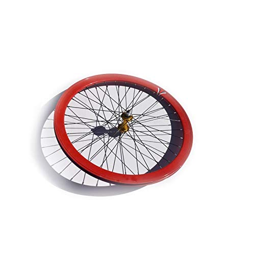 Riscko 004m Rueda Trasera Bicicleta Personalizada Fixie Talla M Rojo