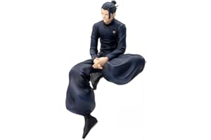 Puruuige Geto Suguru Figura Modelo Anime Figura Sentado Pose Personaje Estatua 14cm PVC Decoración de Escritorio Regalos