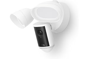 Ring Flutlichtkamera Pro (Floodlight Cam Pro, neueste Generation) | Außenkamera | Retinal 4K, optimierter 10x-Zoom, 2000 Lumen Flutlichter und Sirene | 30 Tage Gratiszeitraum für Ring-Abonnement