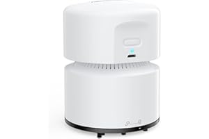 ASUSPORACE Mini-Tischstaubsauger, Kleiner Handheld-Tischstaubsauger zum Entfernen von Krümel, Staubreinigung, wiederaufladbarer kabelloser Sauger für Auto/PC/Handwerk/Haustier/Schule/Tastatur (White)