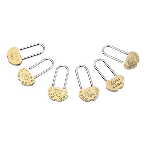 Preisvergleich Produktbild HermosaUKnight Concentric Lock Marriage Wedding Vorhängeschloss