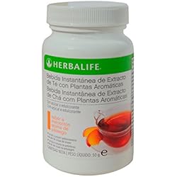 Herbalife Boisson Des Herbes Instantanée avec aux extraits de thé 50 g, goût pêche