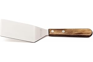 Tramontina Landhaus Wender, Grillwender, Edelstahl, Griff aus FSC-zertifiziertem Holz, rostfrei, spülmaschinenfest, 25 cm, Breite 6 cm