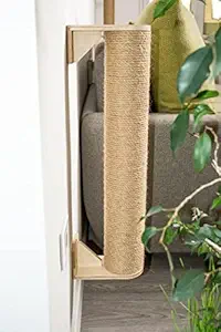 Cat Scratcher Wall Mounted Cat Tree Cat Step Activity Pole Jute Material, 23inches