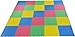 40 SQ FT / 3.68M² / 36 Pack Interlocking EVA MultiColoured Soft Foam Baby Child Play Area Yoga Exercise Mats