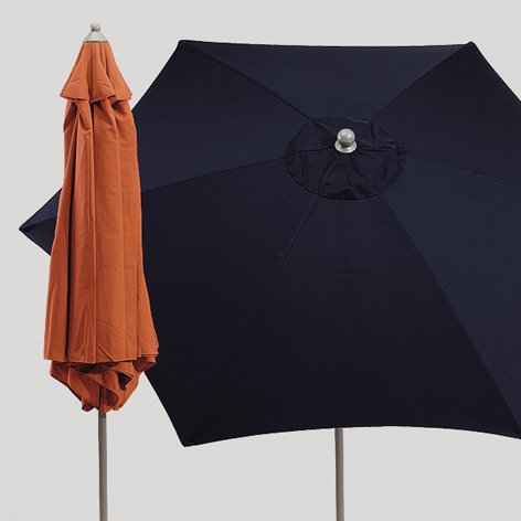 Preisvergleich Produktbild Alu-Sonnenschirm "Push up", terrakotta