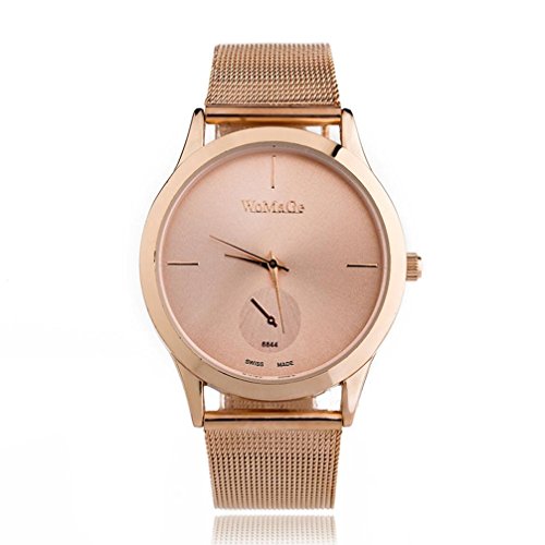 Vovotrade Aleación de reloj de la correa unisex de estilo minimalista reloj de cuarzo (C)
