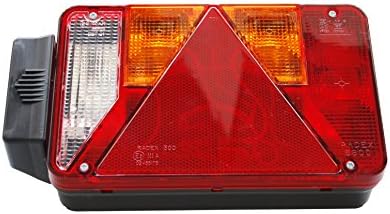 Radex multi-chamber Light 5901/13 mit RÃ ¼ Ckstrahler KZL RÃ Ckfahrscheinwerfer Bayonet Connection Bulbs (Included), Red