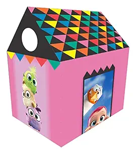 SKEDIZ Dillards Jumbo Size Extremely Light Weight, Water & Fire Proof Princess Tent House for 10 Year Old Girls (Multicolour)