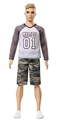 Barbie - FNH40 - Poupée - Ken Fashionistas - Malibu Militaire