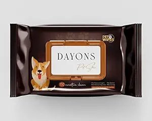 Dayons Wet Pet Wipes for Dogs, Puppies, Cats & Pets, Pack of 150 Wet Wipes with Fresh Scent for Dry Bathing, Paw Cleaning and Daily Care, Dog Wet Wipes, Paws Cleaner for Pets(14 * 18 cms) (Apple)