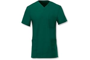 INSTEX Unisex Smart v-Neck Scrub Tunic top for Healthcare NHS GP and Dental Practice. INS20