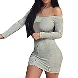 eng anliegend minikleid Das Kleid ist ideales fuer Sie, bequem und schoen. Das Design ist mit Mode und macht Sie attraktiver, Paar perfekt mit Jeansjacke, Sneaker, Pumpen etc.