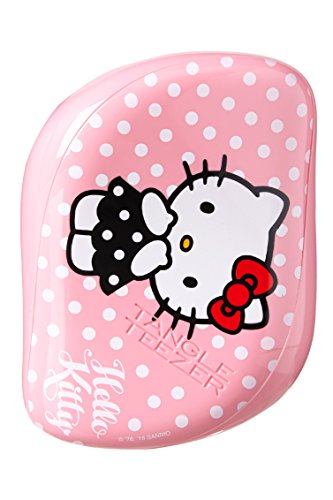 Tangle Teezer Compact Styler Haarbürste, Hello Kitty Pink, 1er Pack (1 x 1 Stück)