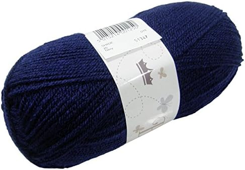 2 x Big Value Navy Blue Double Knit 100g Wool Yarn Ball