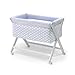 Cambrass 46 x 78 cm Wooden Crib X with Fabrics Collection Ter (Blue/ White Spotted)