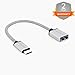 MoArmouz® Type C OTG Cable [2 YEARS WARRANTY] USB 3.0 Type C to Standard Type A USB 3.0 Female Charge & Data Adapter Cable, Apple New Macbook, Chromebook Pixel, LG G5, Nokia N1 and other USB C Supported Devices [SILVER] RS.699.00