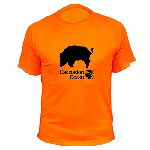 Tee Shirt, Chasseur Corse, Sanglier & tête de Maure