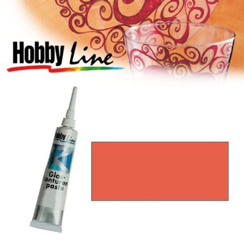Hobby Line Glas Konturenpaste 20ml Rot